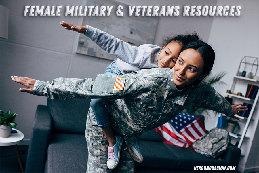 Military mom and daughter